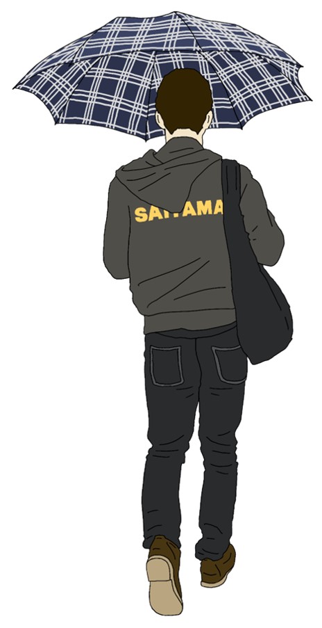 傘をさす|後姿|rain|unbrella